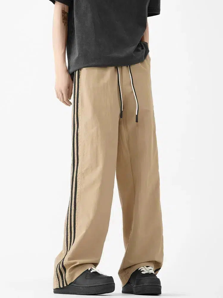 Side Stripe Drawstring Track Pants