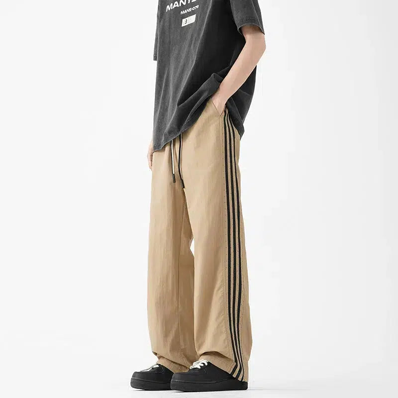 Side Stripe Drawstring Track Pants