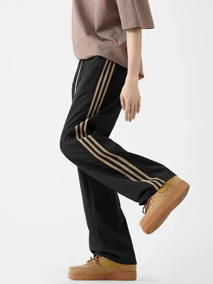 Side Stripe Drawstring Track Pants