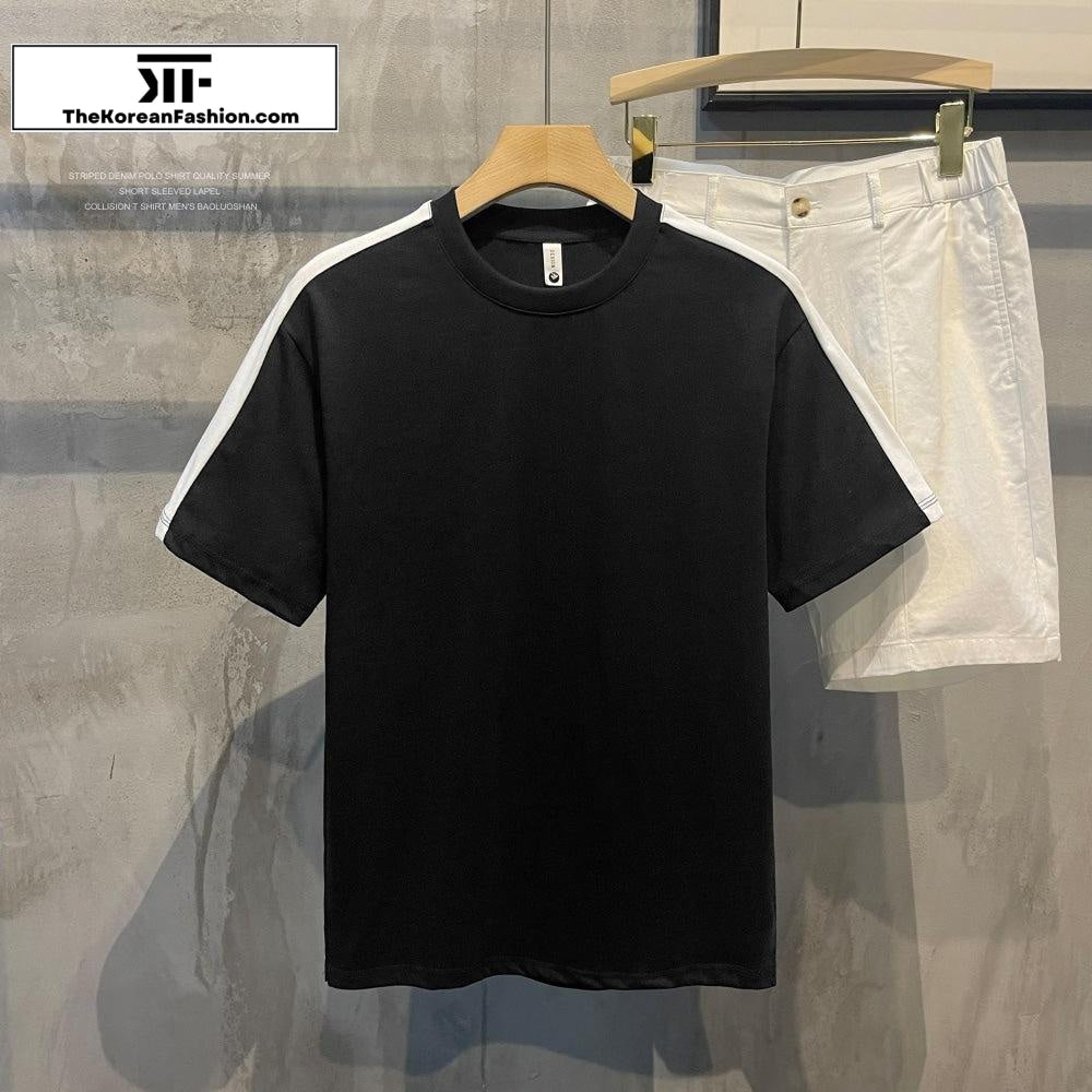 Side Stripe Short-sleeve T-shirt