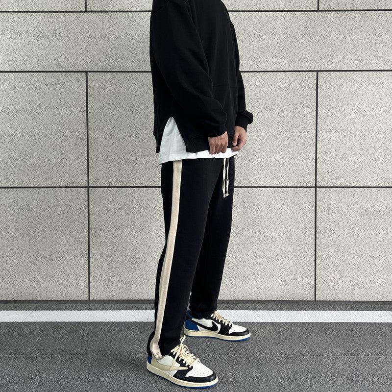 Side Stripe Stitching Casual Pants