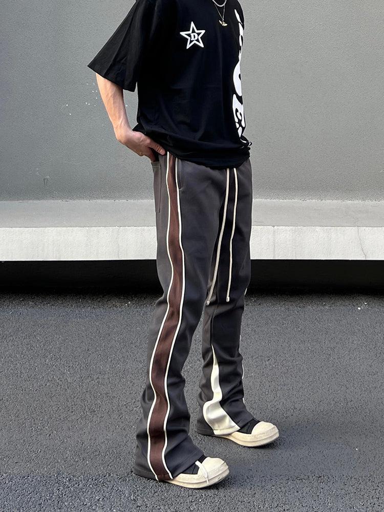 side stripe track pants