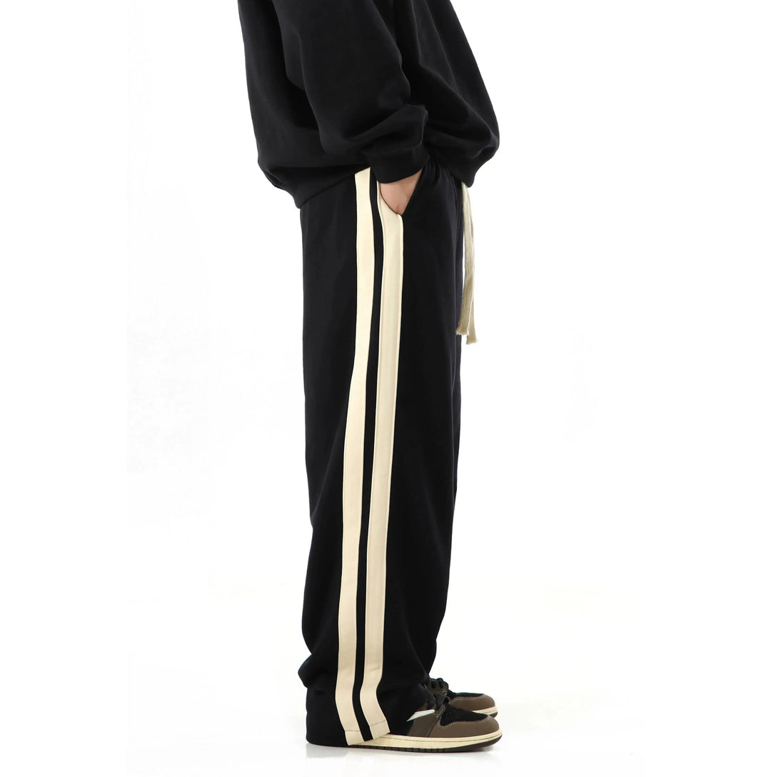 Side Striped Casual Sweatpants