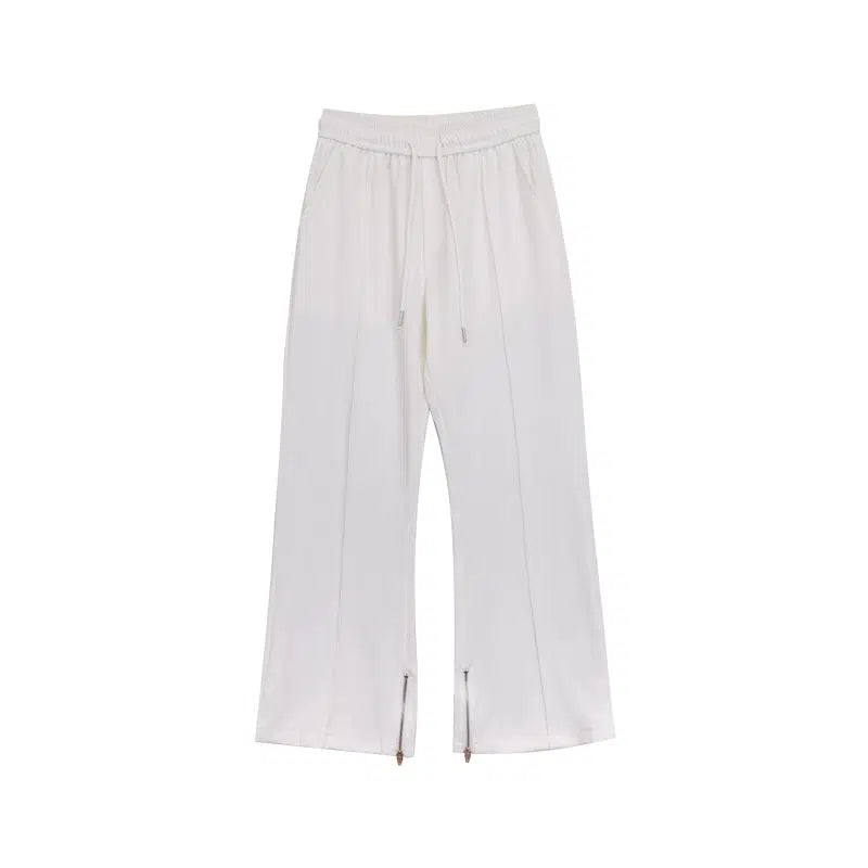 Side Zip Drawstring Pants