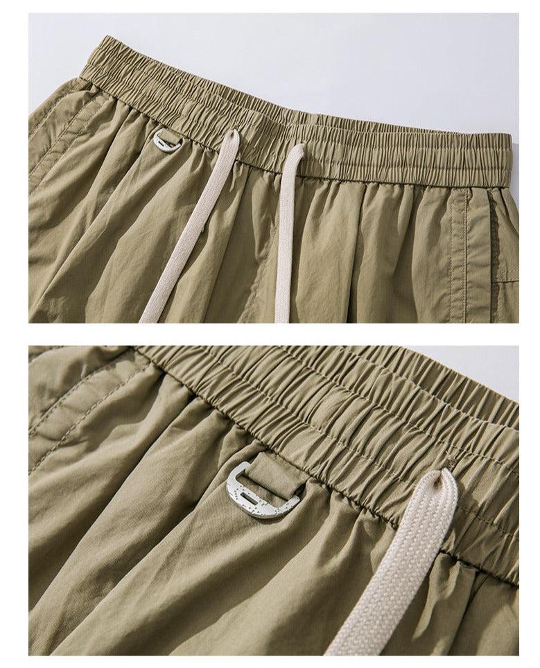 Silk Drawstring Tooling Shorts