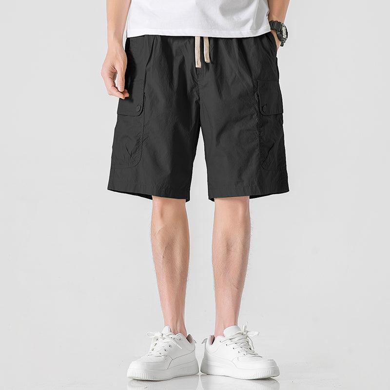 Silk Drawstring Tooling Shorts