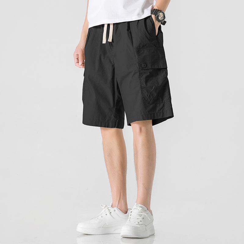 Silk Drawstring Tooling Shorts