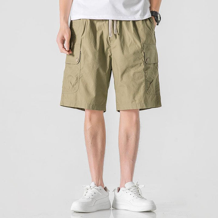 Silk Drawstring Tooling Shorts