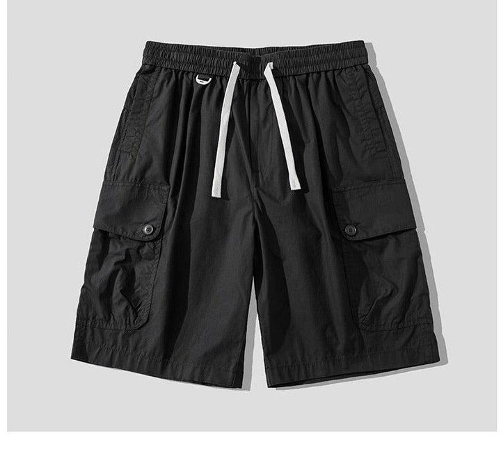 Silk Drawstring Tooling Shorts