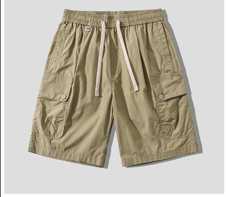 Silk Drawstring Tooling Shorts