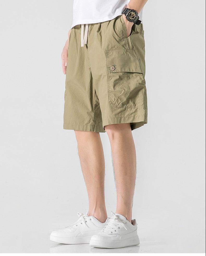 Silk Drawstring Tooling Shorts