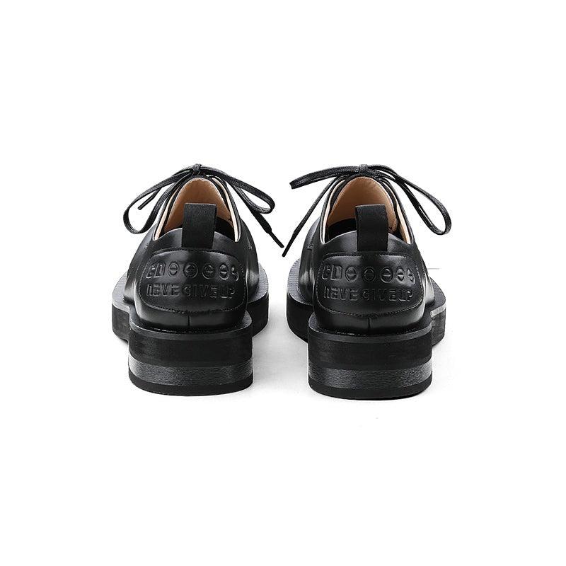 Skull Casual Derby Shoes