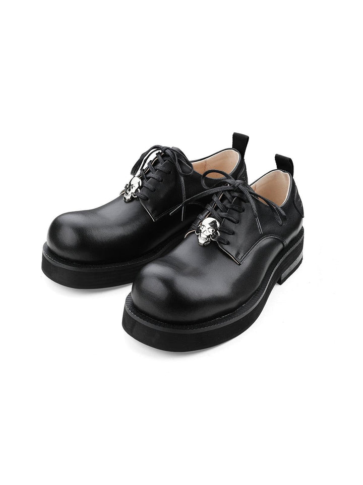 Skull Casual Derby Shoes