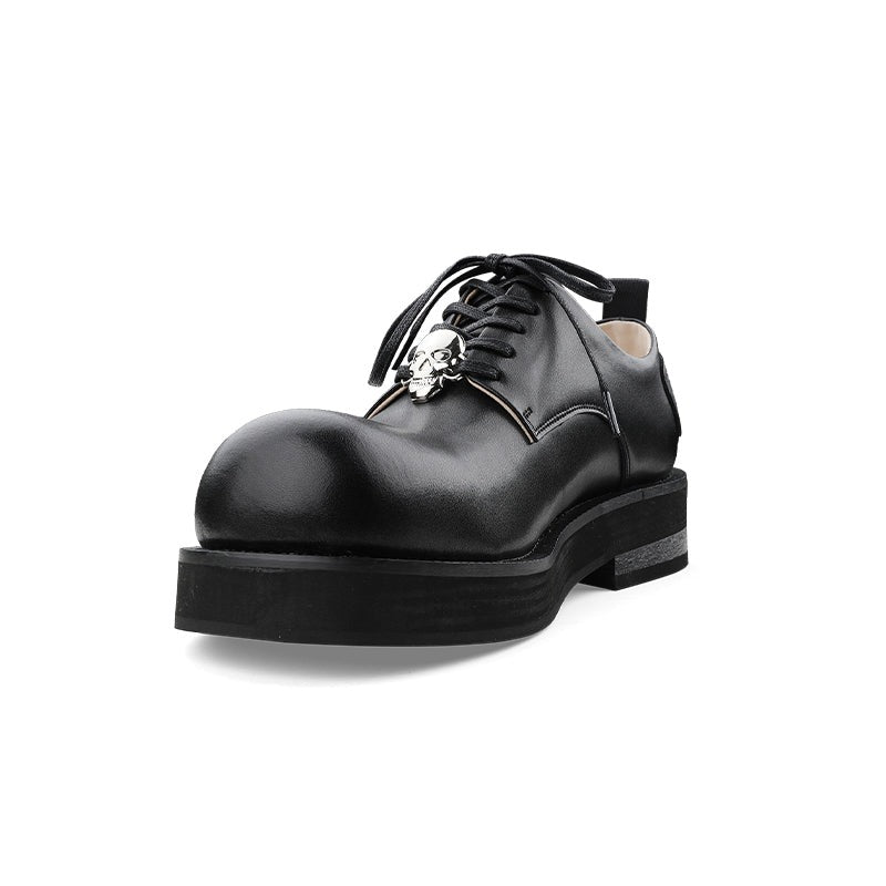 Skull Casual Derby Shoes