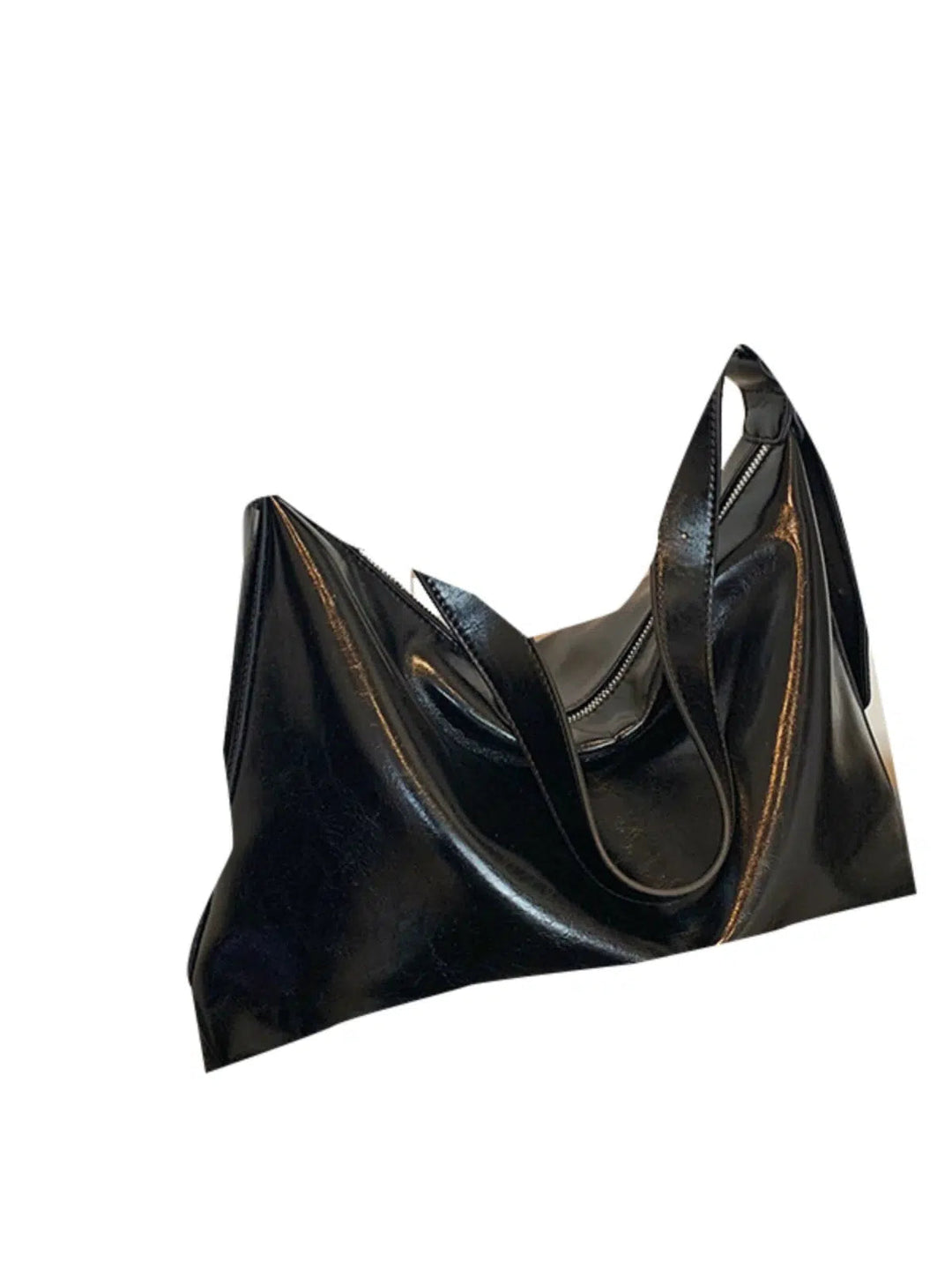 Sleek Leather Shoulder Bag