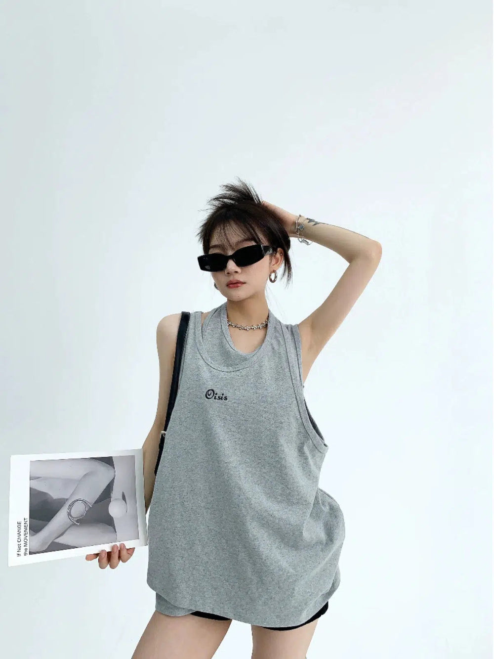 Sleeveless Casual Graphic Tank Top