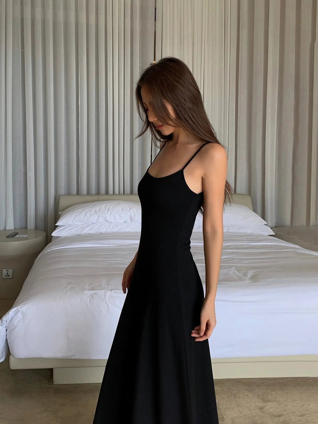 Sleeveless Fitted Long Dress