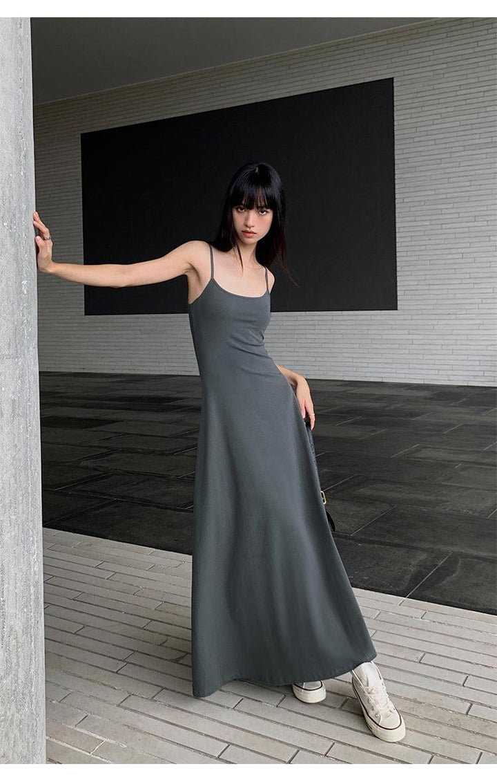 Sleeveless Fitted Long Dress