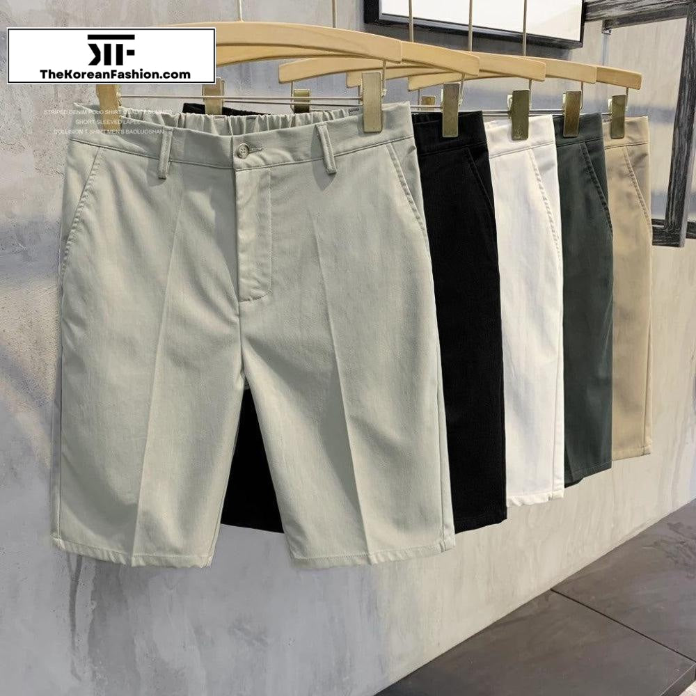 Slim Elastic Casual Shorts