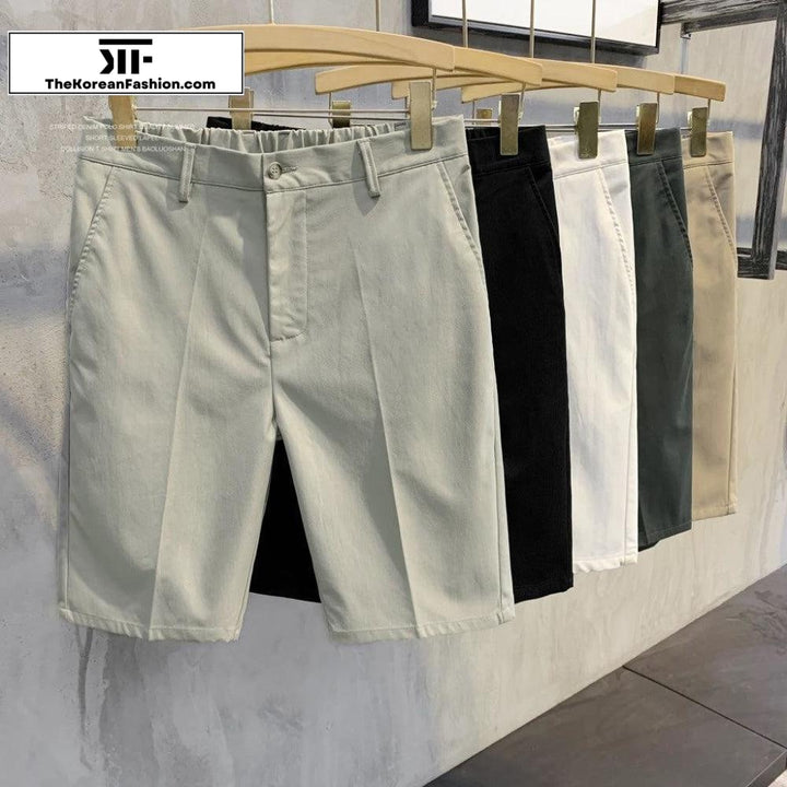 Slim Elastic Casual Shorts