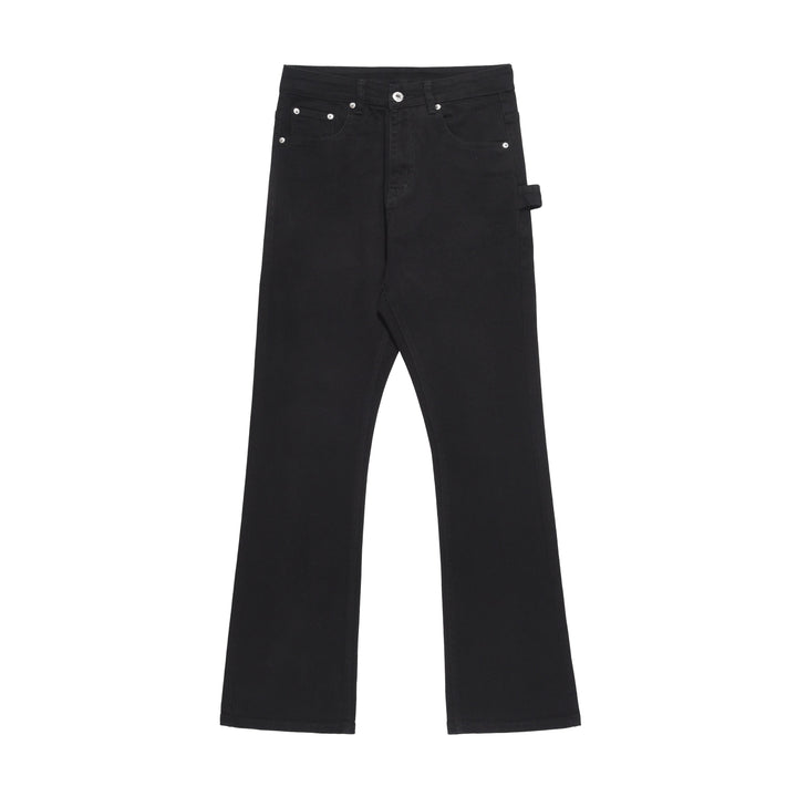 Slim Fit Denim Flared Pants