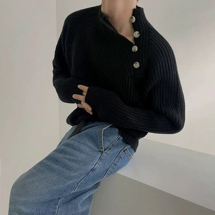 Slim Fit Half Turtleneck Sweater