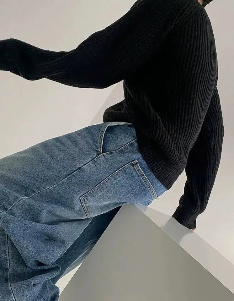 Slim Fit Half Turtleneck Sweater