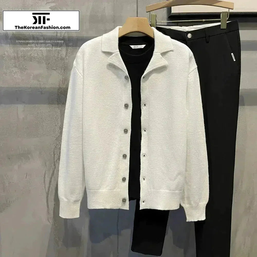 Slim Fit Knitted Cardigan