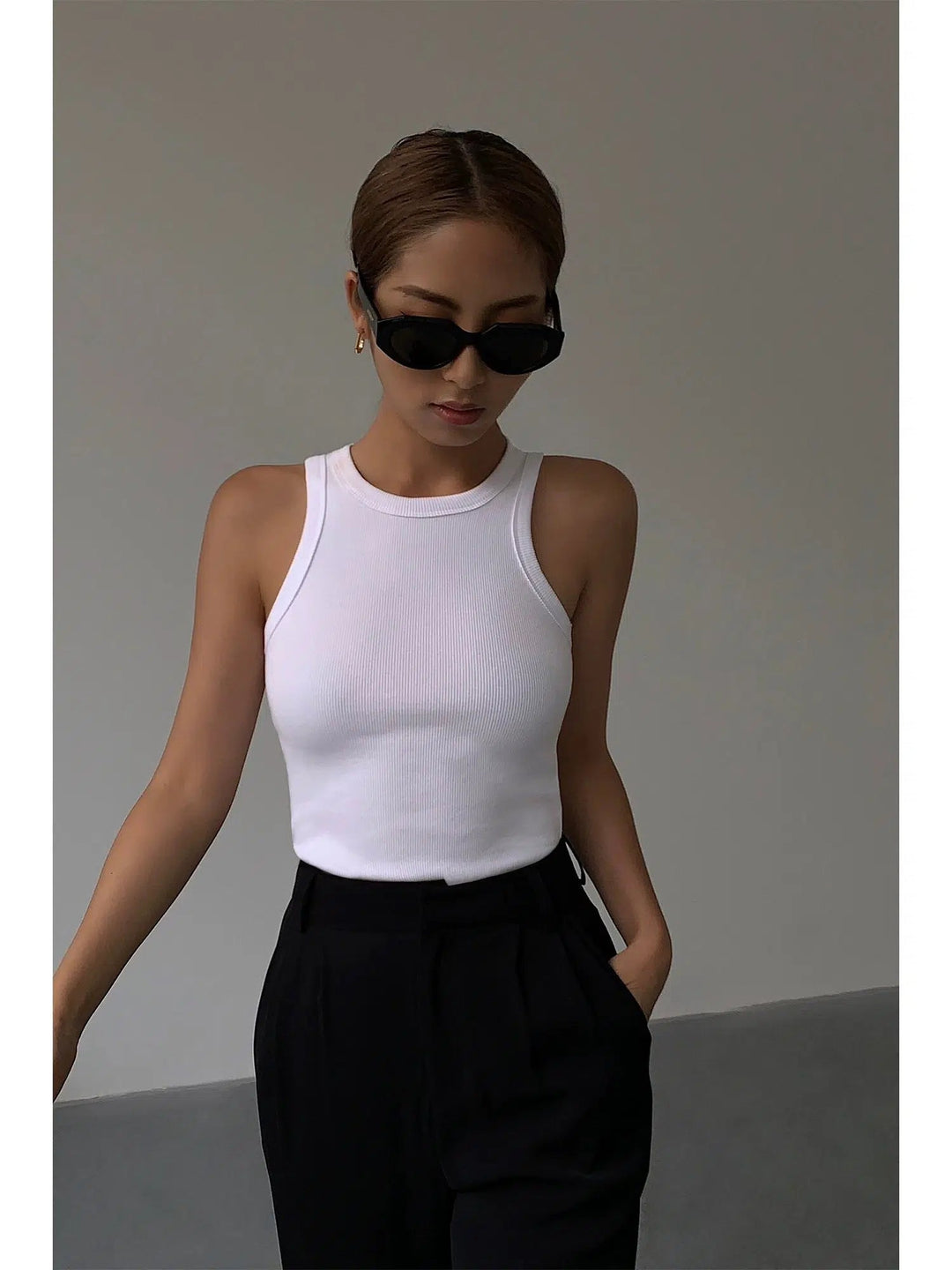 Slim Fit Knitted Tank Top