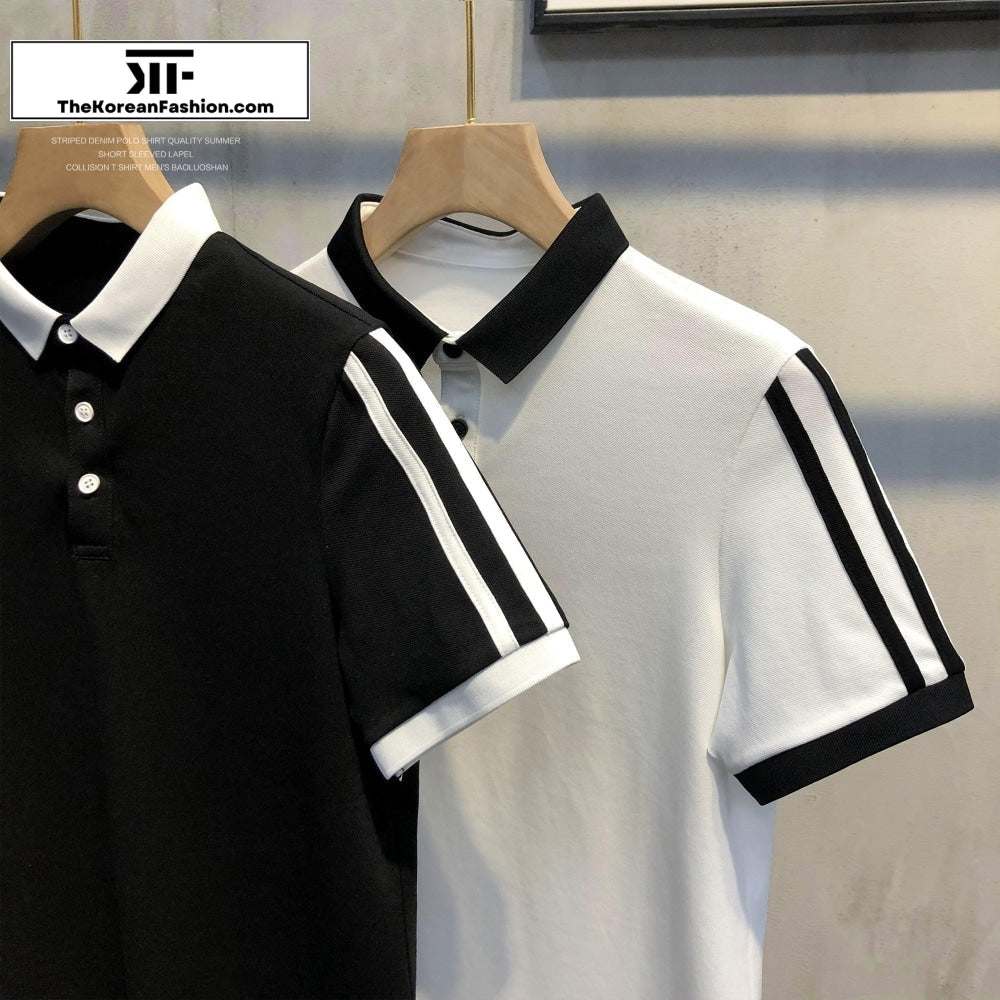 Slim Lapel Polo T-shirt