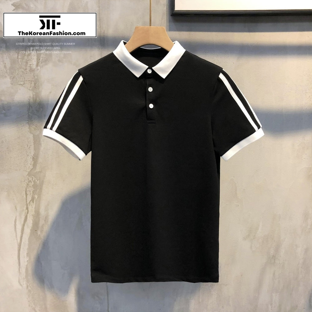 Slim Lapel Polo T-shirt