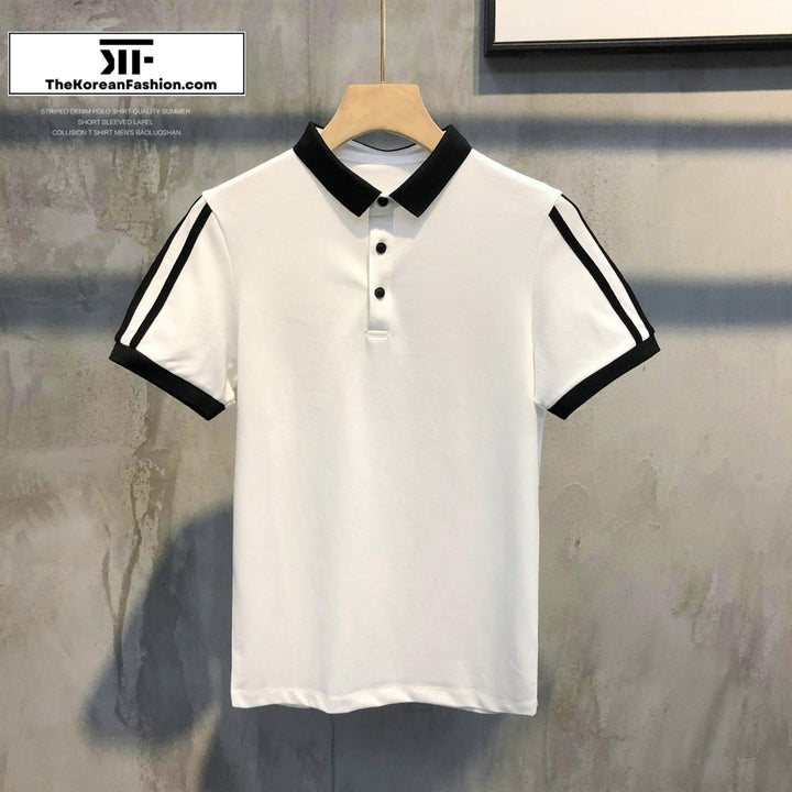 Slim Lapel Polo T-shirt