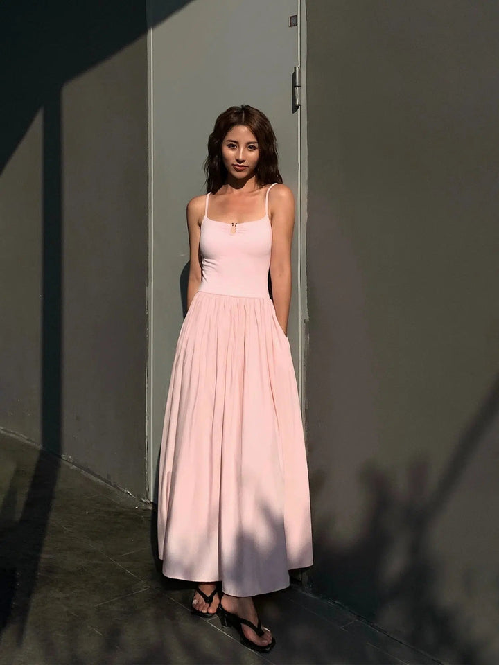 Slim Sleeveless Long Dress