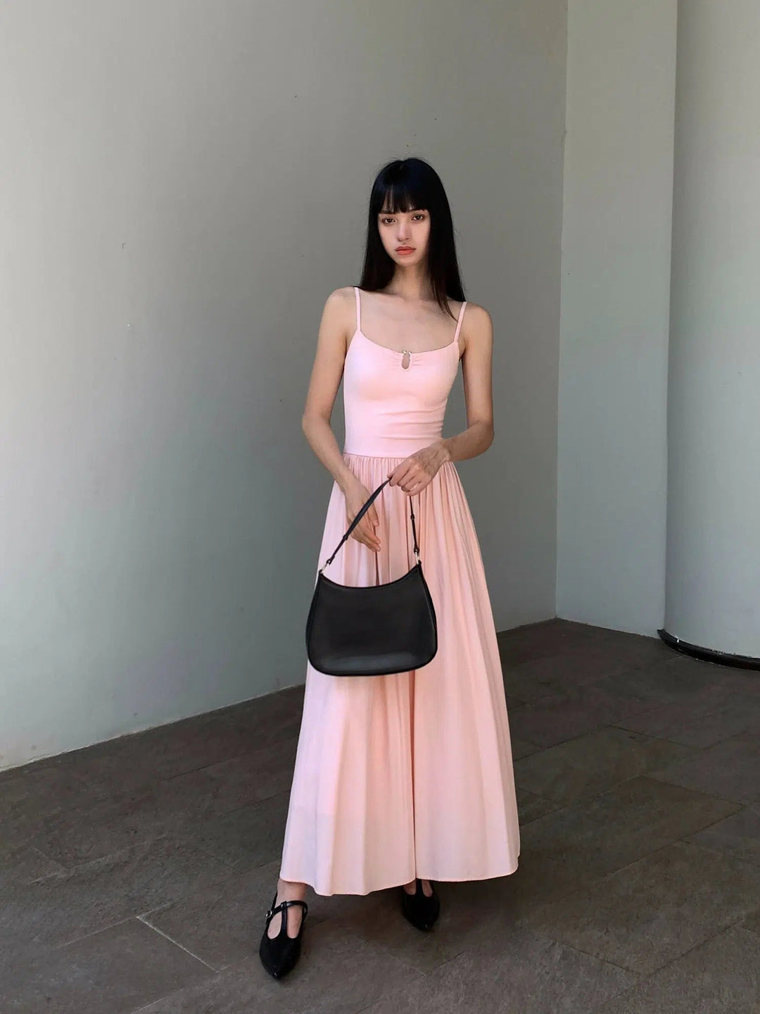 Slim Sleeveless Long Dress