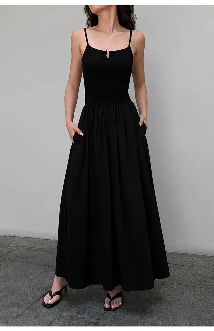 Slim Sleeveless Long Dress