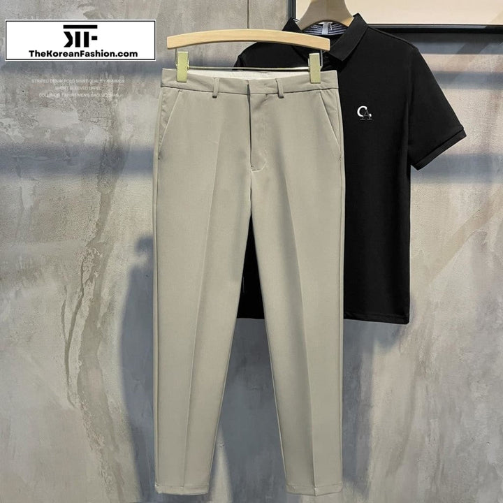 Slim feet Casual Suit Pants