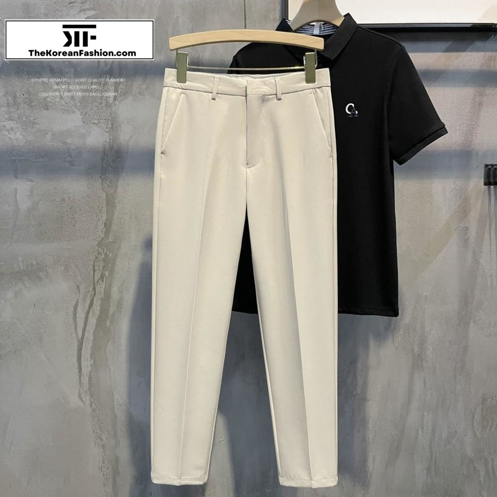 Slim feet Casual Suit Pants