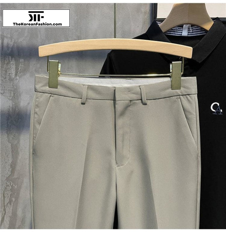 Slim feet Casual Suit Pants