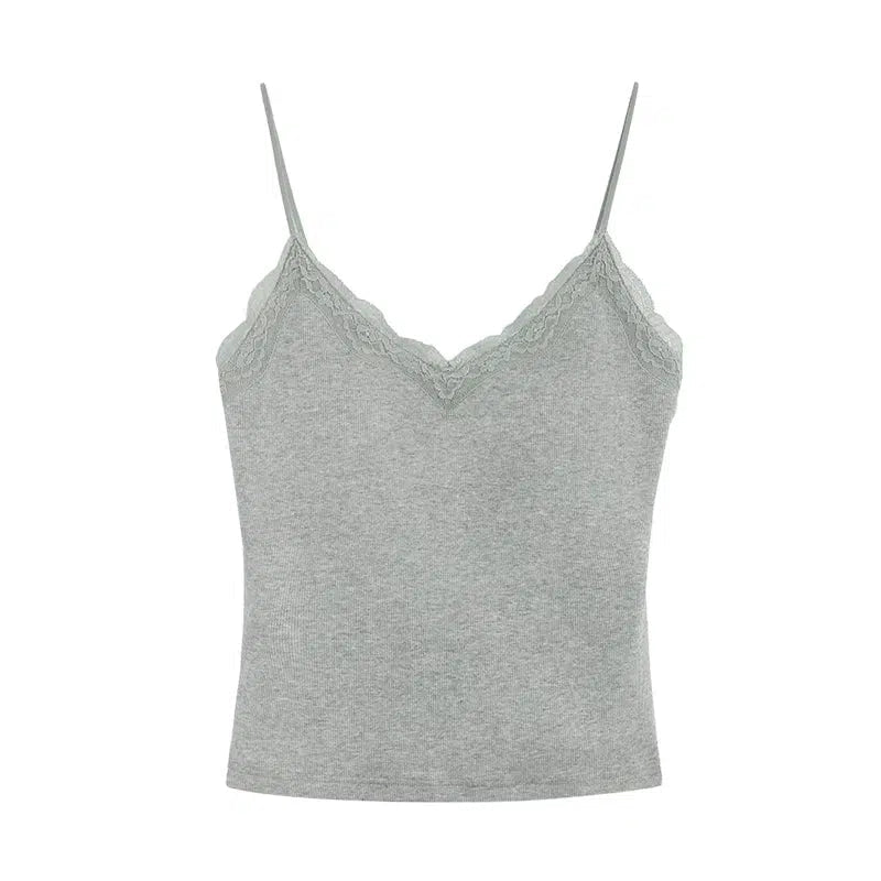 Slim-fit V-neck Tank Top