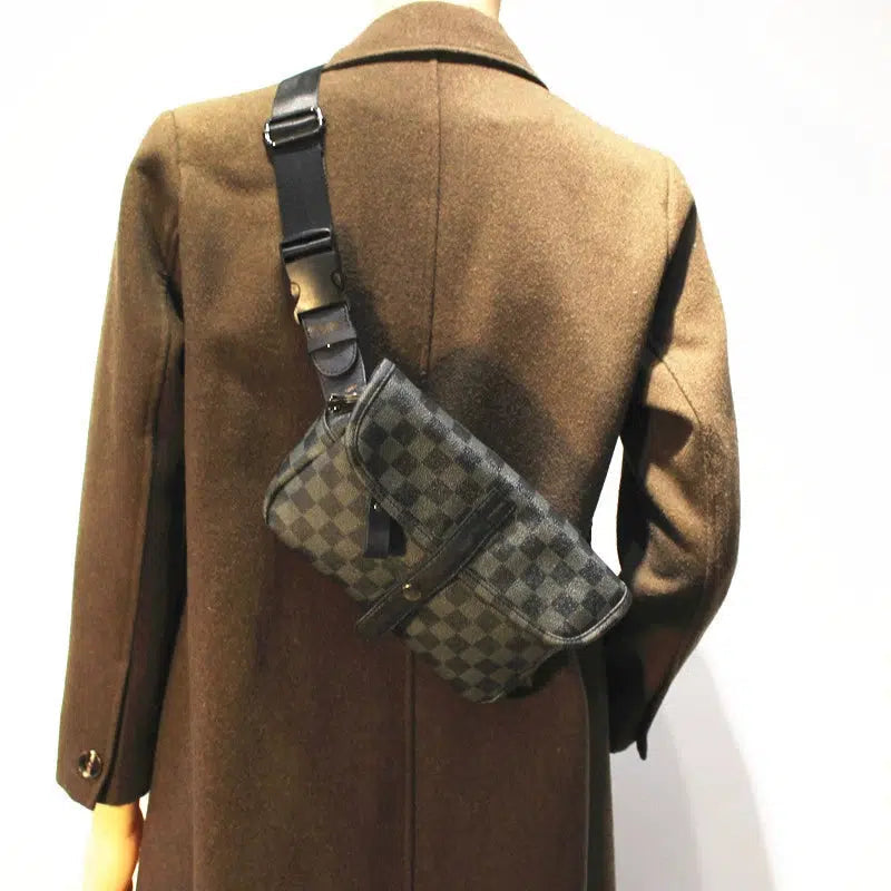 Small Checkered Crossbody Bag