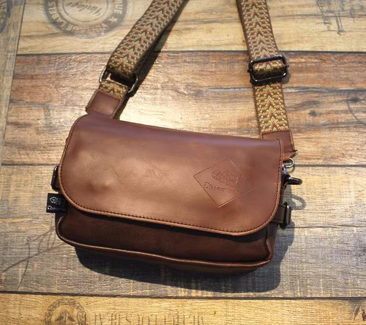 Small Leather Flap Diagonal Bag