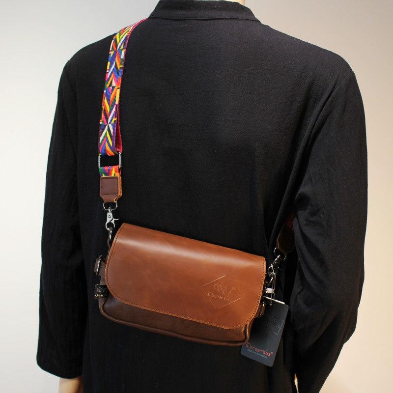 Small Leather Satchel Crossbody Bag