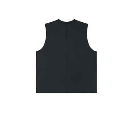 Solid Color Sleeveless Vest