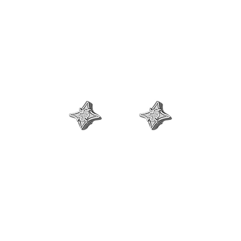 Sparkling Star Stud Earrings