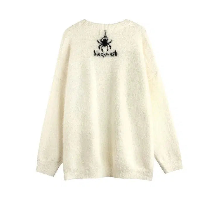 Spider Embroidered Sweater