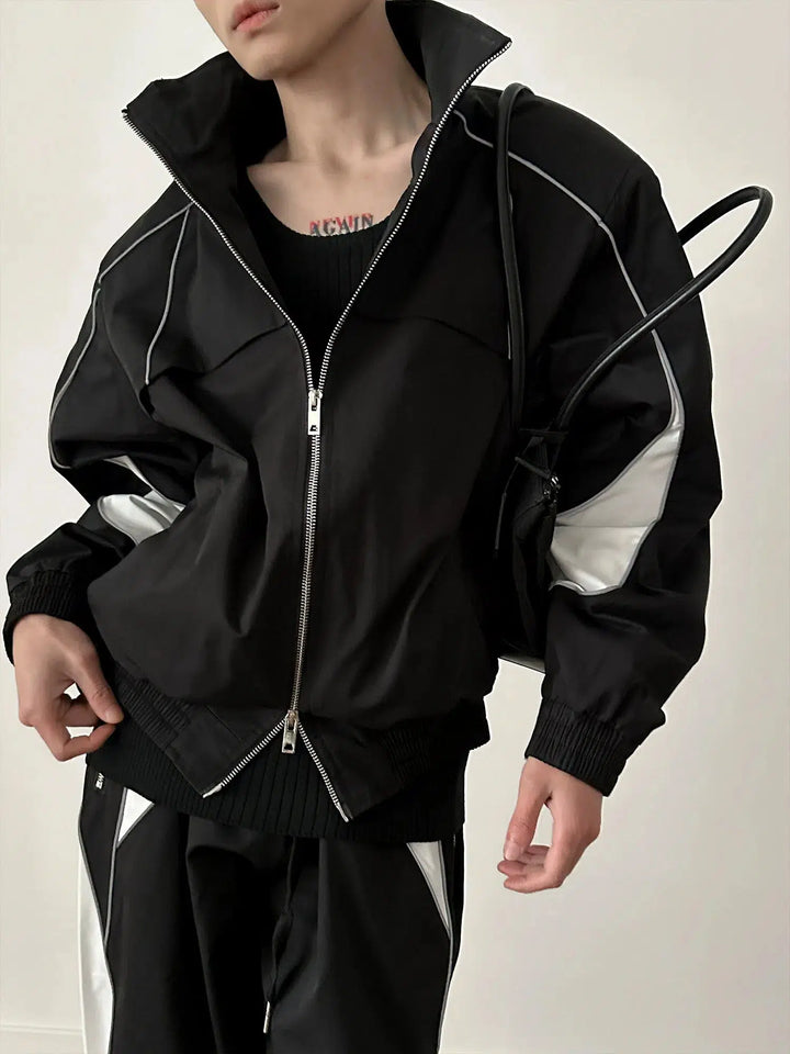 Splicing Casual Sports Suit