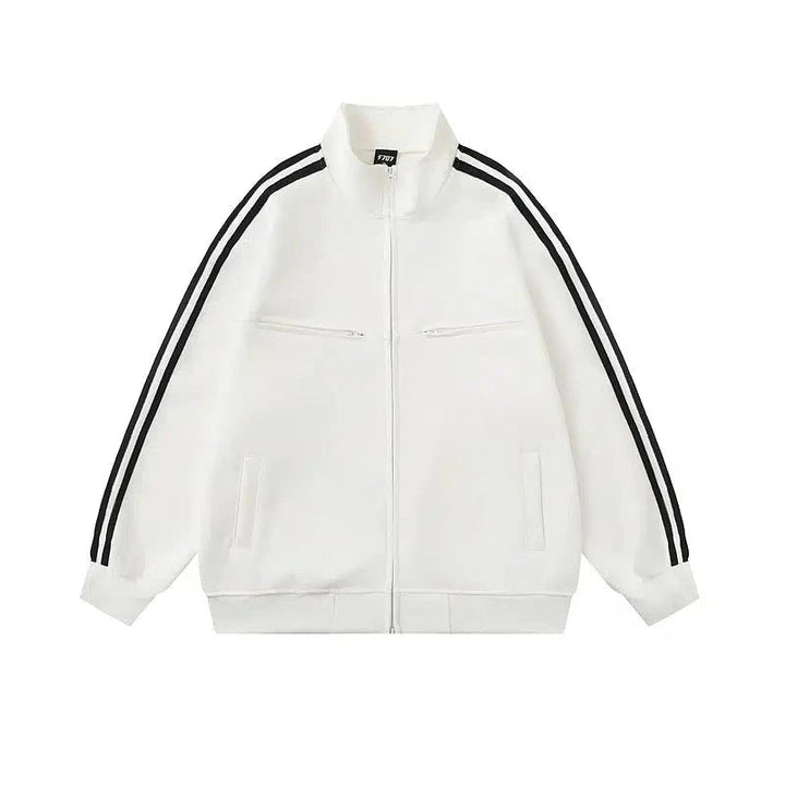 Sporty Stripe Track Jacket