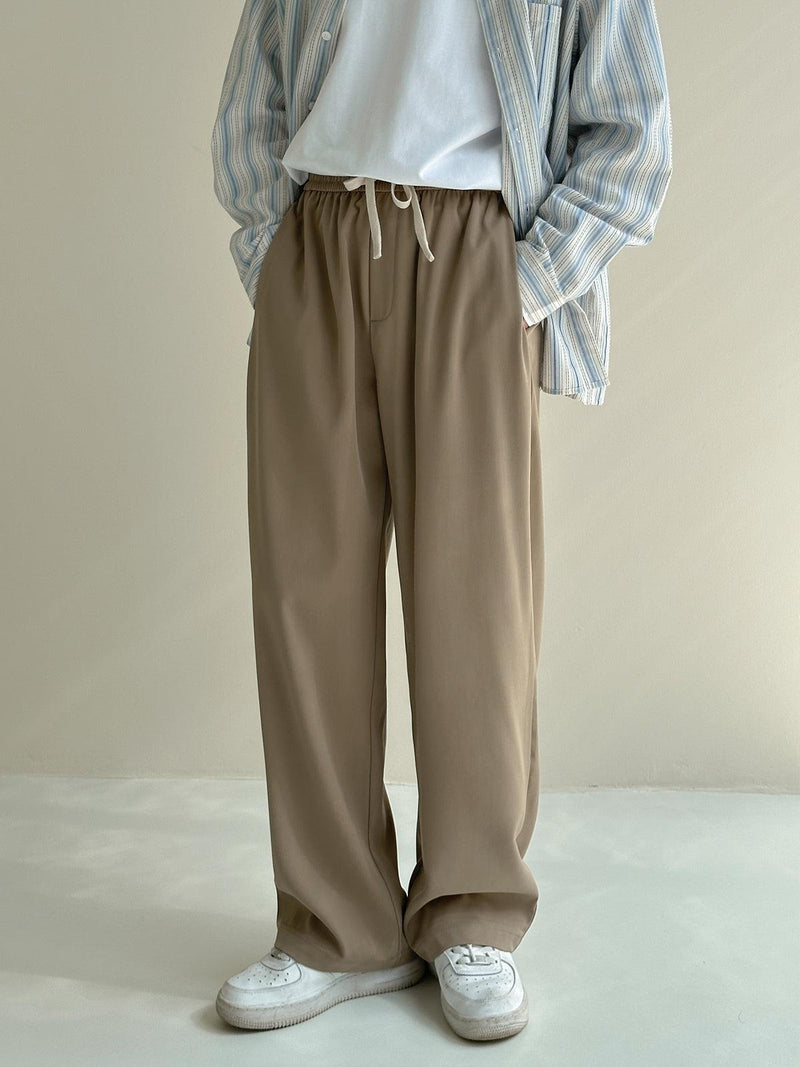 Buy Men Khaki Knitted Drawstring Pants - Organic Cotton Online at Best  Price | Isha Life
