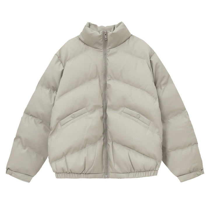 Stand Collar Cotton Thickened Down Jacket