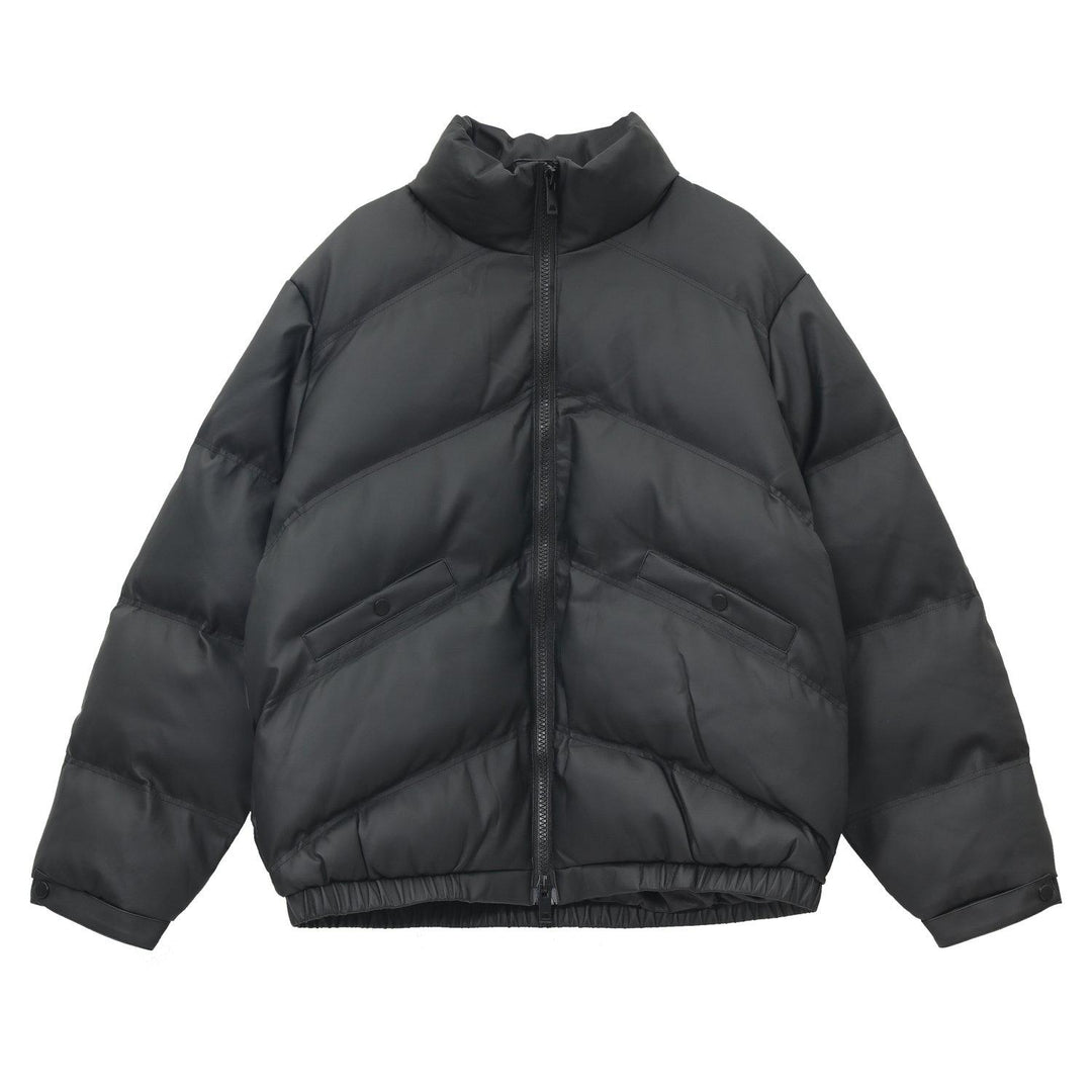 Stand Collar Cotton Thickened Down Jacket